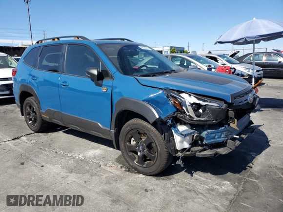 2024 Subaru Forester Wilderness with VIN JF2SKAHC8RH493921, listed as a Copart auction lot 63338015 with 35,928 mi miles and Salvage title. Bid and sale history available at DreamBid. Image 4.