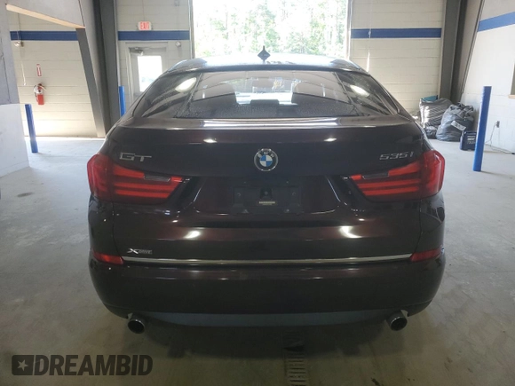 2015 BMW 5 Series 535i Gran Turismo xDrive with VIN WBA5M4C59FD184037, listed as a Copart auction lot 59118945 with 128,263 mi miles and Salvage title. Bid and sale history available at DreamBid. Image 6.