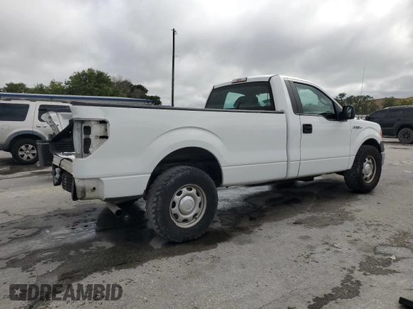 2013 Ford F-150 XL with VIN 1FTMF1CM7DKG16566, listed as a Copart auction lot 56640385 with 161,986 mi miles and Salvage title. Bid and sale history available at DreamBid. Image 3.