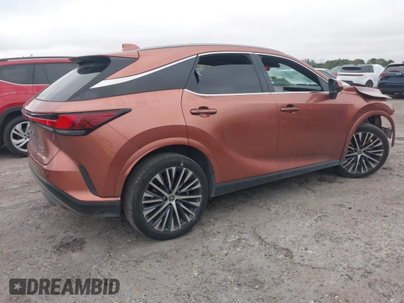 2023 Lexus RX with VIN 2T2BAMCA4PC017350, listed as a IAAI auction lot 41627560 with 18,109 mi miles. Bid and sale history available at carsss.com. Image 4.