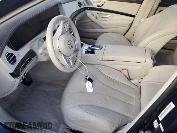 2020 Mercedes-Benz S-Class S 450 with VIN WDDUG6GB5LA508105, listed as a Copart auction lot 74982604 with 0 mi miles and Salvage Title. Bid and sale history available at carsss.com. Image 7.