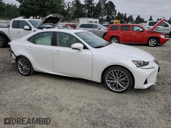 2018 Lexus IS 300 with VIN JTHC81D26J5031571, listed as a Copart auction lot 63292345 with 26,726 mi miles and Salvage title. Bid and sale history available at DreamBid. Image 4.