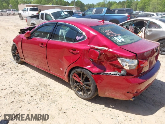 2008 Lexus IS 250 z VIN JTHBK262785078358, wystawiony jako IAAI lot #42059601 z przebiegiem 193 641 mil mil oraz . Historia ofert i sprzedaży dostępna na DreamBid. Obrazek 3.