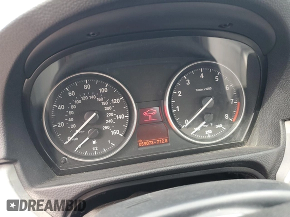 2013 BMW 3 Series 335i with VIN WBADX7C53DJ589247, listed as a Copart auction lot 76715834 with 59,073 mi miles and Salvage Title. Bid and sale history available at DreamBid. Image 9.
