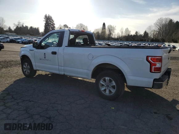 2019 Ford F-150 XL z VIN 1FTMF1C59KKD60498, wystawiony jako Copart lot #48210555 z przebiegiem 67 474 mil mil oraz Szkoda całkowita • Salvage title. Historia ofert i sprzedaży dostępna na DreamBid. Obrazek 2.