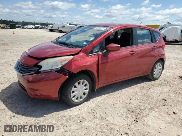 2015 Nissan Note S with VIN 3N1CE2CP9FL351166, listed as a Copart auction lot 56745735 with 112,639 mi miles and Salvage title. Bid and sale history available at DreamBid. Image 1.