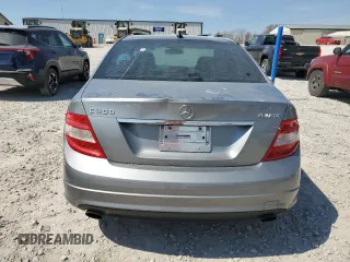 2009 Mercedes-Benz C-Class 3.0L Sport with VIN WDDGF81X59R085083, listed as a Copart auction lot 50717765 with 191,689 mi miles and Salvage Title. Bid and sale history available at carsss.com. Image 6.