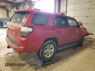 2022 Toyota 4Runner SR5 with VIN JTEMU5JR4N6019845, listed as a Copart auction lot 44859945 with 43,311 mi miles and Salvage title. Bid and sale history available at DreamBid. Image 3.