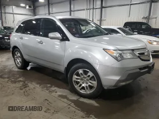 2008 Acura MDX Tech Pkg with VIN 2HNYD28368H511327, listed as a Copart auction lot 49407205 with 207,658 mi miles and Salvage Title. Bid and sale history available at carsss.com. Image 4.