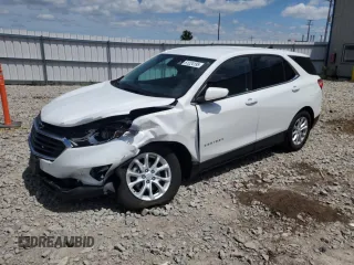 2020 Chevrolet Equinox LT with VIN 2GNAXJEV3L6107217, listed as a Copart auction lot 61224195 with 59,671 mi miles and Salvage title. Bid and sale history available at DreamBid. Image 1.