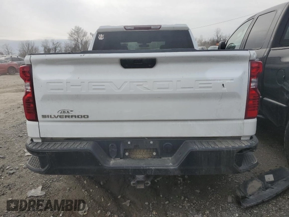 2021 Chevrolet Silverado 1500 Work Truck with VIN 1GCPYAEH8MZ211105, listed as a Copart auction lot 80907284 with 67,016 mi miles and Salvage Title. Bid and sale history available at DreamBid. Image 6.