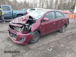 2018 Mitsubishi Mirage G4 SE with VIN ML32F4FJ1JHF06220, listed as a IAAI auction lot 41651964 with 122,837 mi miles. Bid and sale history available at carsss.com. Image 16.