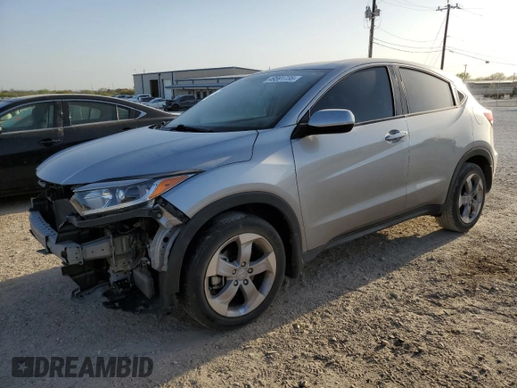 2021 Honda HR-V LX with VIN 3CZRU6H3XMM701090, listed as a Copart auction lot 49591735 with 46,725 mi miles and Salvage Title. Bid and sale history available at carsss.com. Image 1.