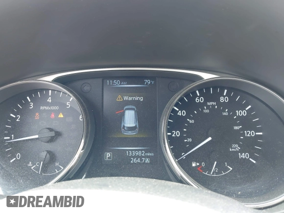 2016 Nissan Rogue SV z VIN KNMAT2MVXGP631725, wystawiony jako IAAI lot #42167551 z przebiegiem 133 982 mil mil oraz . Historia ofert i sprzedaży dostępna na DreamBid. Obrazek 7.