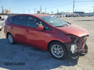 2013 Toyota Prius Two with VIN JTDZN3EU9D3201308, listed as a Copart auction lot 68709444 with 47,908 mi miles and Salvage Title. Bid and sale history available at carsss.com. Image 4.