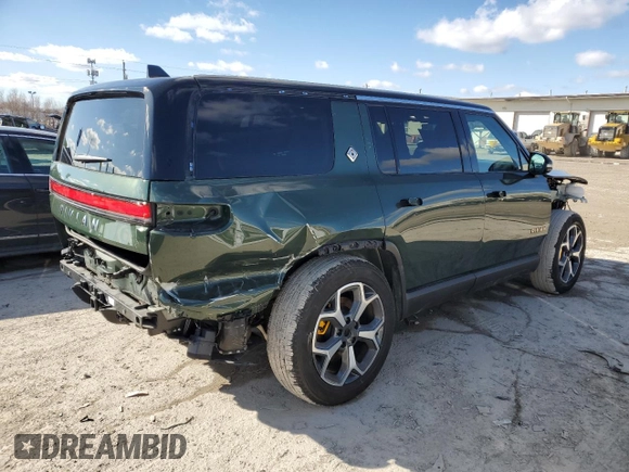 2023 Rivian R1S Adventure with VIN 7PDSGABA4PN027370, listed as a Copart auction lot 47967275 with 14,919 mi miles and Salvage Title. Bid and sale history available at carsss.com. Image 3.
