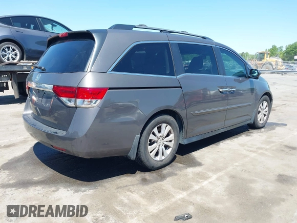 2016 Honda Odyssey EX-L with VIN 5FNRL5H66GB093249, listed as a IAAI auction lot 42044800 with 133,923 mi miles. Bid and sale history available at carsss.com. Image 4.
