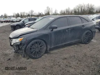 2012 Toyota Venza LE with VIN 4T3BK3BB1CU064745, listed as a Copart auction lot 47310135 with 141,890 mi miles and Salvage title. Bid and sale history available at DreamBid. Image 1.
