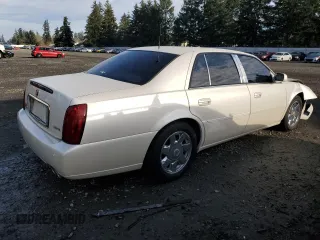 2002 Cadillac DeVille DTS with VIN 1G6KF57972U298182, listed as a Copart auction lot 80925674 with 89,416 mi miles and Salvage Title. Bid and sale history available at carsss.com. Image 3.