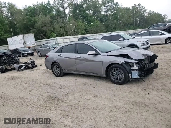 2024 Hyundai Elantra SEL with VIN KMHLM4DG4RU733377, listed as a Copart auction lot 56127855 with 45,608 mi miles and Salvage title. Bid and sale history available at DreamBid. Image 14.