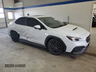 2022 Subaru WRX Limited with VIN JF1VBAL66N9028559, listed as a Copart auction lot 47025075 with 18,095 mi miles and Salvage title. Bid and sale history available at DreamBid. Image 4.
