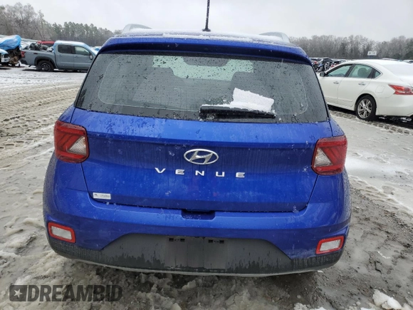 2024 Hyundai Venue Limited with VIN KMHRC8A34RU324477, listed as a Copart auction lot 88054915 with 13,343 mi miles and Salvage Title. Bid and sale history available at DreamBid. Image 6.