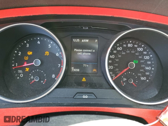 2018 Volkswagen Tiguan SEL with VIN 3VV3B7AX5JM035872, listed as a Copart auction lot 46275505 with 73,038 mi miles and Salvage Title. Bid and sale history available at DreamBid. Image 9.
