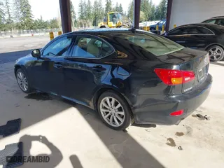 2007 Lexus IS 250 with VIN JTHCK262372010319, listed as a IAAI auction lot 41993571 with 76,699 mi miles. Bid and sale history available at carsss.com. Image 3.
