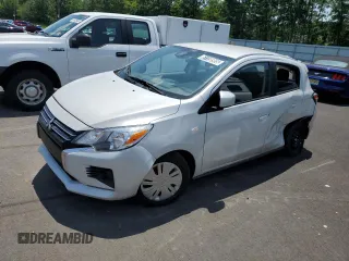 2024 Mitsubishi Mirage ES with VIN ML32AUHJ3RH022845, listed as a Copart auction lot 61158905 with 15,426 mi miles and Salvage title. Bid and sale history available at DreamBid. Image 1.