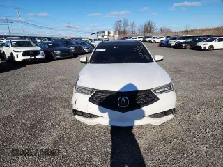 2020 Acura TLX w/Advance Pkg with VIN 19UUB3F82LA001709, listed as a Copart auction lot 50625785 with 81,311 mi miles and Salvage Title. Bid and sale history available at carsss.com. Image 5.