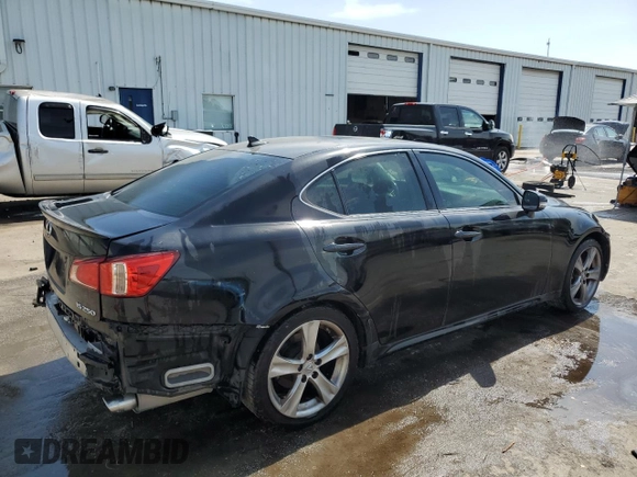 2011 Lexus IS 250 z VIN JTHBF5C28B5142120, wystawiony jako Copart lot #57100655 z przebiegiem 178 403 mil mil oraz Szkoda całkowita • Salvage title. Historia ofert i sprzedaży dostępna na DreamBid. Obrazek 3.