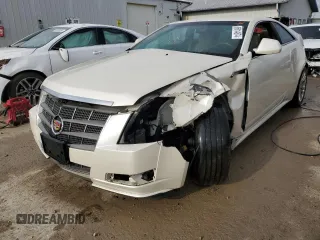 2011 Cadillac CTS Coupe Performance with VIN 1G6DL1ED5B0115161, listed as a Copart auction lot 86814874 with 114,828 mi miles and Salvage Title. Bid and sale history available at carsss.com. Image 1.