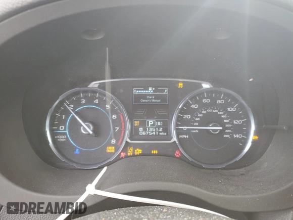 2017 Subaru Forester Touring with VIN JF2SJGWC6HH463727, listed as a Copart auction lot 50375105 with 67,541 mi miles and Salvage Title. Bid and sale history available at carsss.com. Image 9.