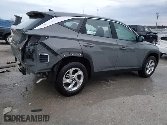 2024 Hyundai Tucson SE with VIN 5NMJACDE7RH432669, listed as a Copart auction lot 46528275 with 9,554 mi miles and Salvage Title. Bid and sale history available at carsss.com. Image 3.