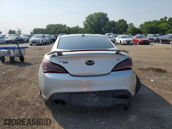 2013 Hyundai Genesis Coupe R-Spec z VIN KMHHU6KJ7DU101207, wystawiony jako Copart lot #60152565 z przebiegiem 67 807 mil mil oraz Szkoda całkowita • Salvage title. Historia ofert i sprzedaży dostępna na DreamBid. Obrazek 6.