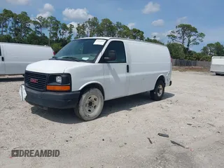 2012 GMC Savana Cargo z VIN 1GTW7FCA5C1190843, wystawiony jako IAAI lot #42161814 z przebiegiem 309 444 mil mil oraz . Historia ofert i sprzedaży dostępna na DreamBid. Obrazek 2.