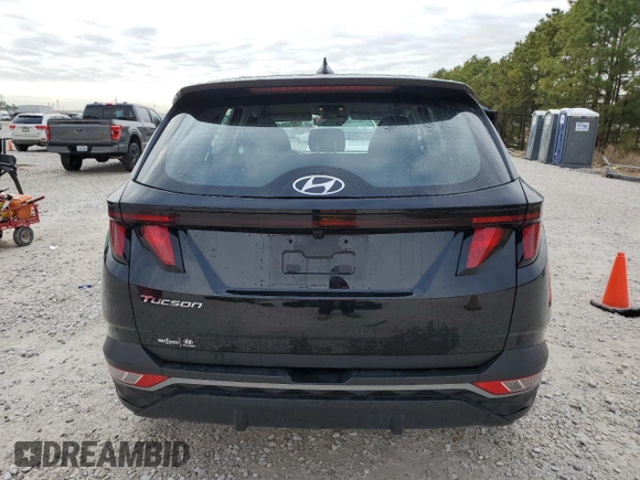 2024 Hyundai Tucson SE with VIN 5NMJA3DEXRH327592, listed as a Copart auction lot 42530425 with 34,938 mi miles and Salvage Title. Bid and sale history available at DreamBid. Image 6.