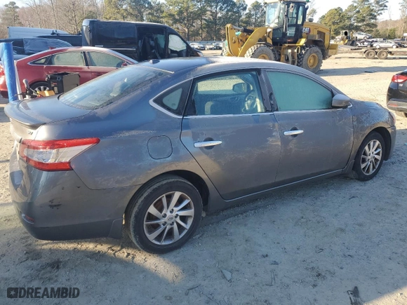 2015 Nissan Sentra S with VIN 3N1AB7AP0FY239455, listed as a Copart auction lot 46319475 with 131,885 mi miles and Clean Title. Bid and sale history available at carsss.com. Image 3.