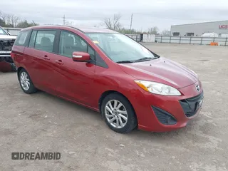2014 Mazda Mazda5 Sport with VIN JM1CW2BL1E0171734, listed as a IAAI auction lot 41815309 with 107,330 mi miles. Bid and sale history available at carsss.com. Image 1.