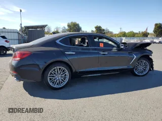 2020 Genesis G70 2.0T with VIN KMTG64LA6LU053311, listed as a Copart auction lot 71866084 with 37,754 mi miles and Salvage Title. Bid and sale history available at carsss.com. Image 3.