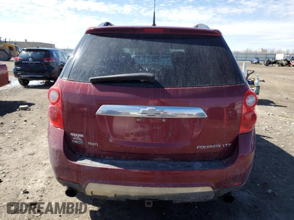 2011 Chevrolet Equinox LTZ with VIN 2CNFLGE57B6262053, listed as a Copart auction lot 49962125 with 195,468 mi miles and Non Repairable. Bid and sale history available at carsss.com. Image 6.