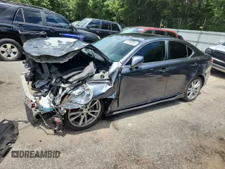 2007 Lexus IS 250 with VIN JTHBK262675047861, listed as a Copart auction lot 61206465 with Not provided miles and Salvage title. Bid and sale history available at DreamBid. Image 1.
