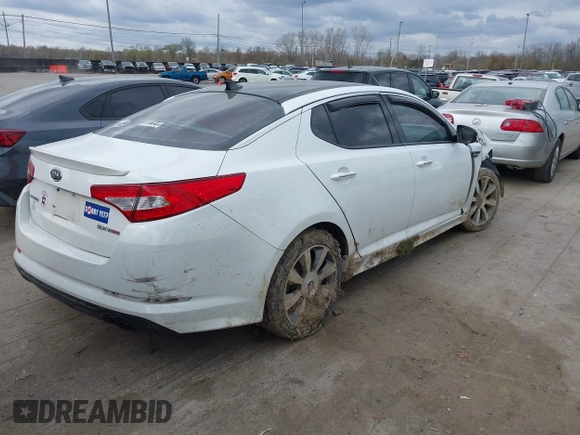 2012 Kia Optima SX with VIN 5XXGR4A6XCG079419, listed as a IAAI auction lot 41989957 with 159,794 mi miles and . Bid and sale history available at carsss.com. Image 4.