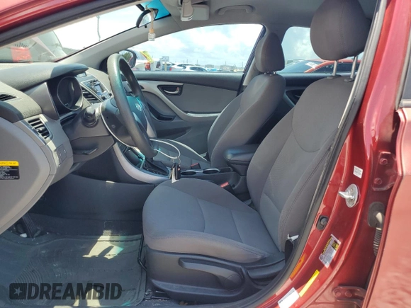 2016 Hyundai Elantra SE with VIN 5NPDH4AE6GH772186, listed as a Copart auction lot 62718325 with 97,667 mi miles and Salvage title. Bid and sale history available at DreamBid. Image 7.