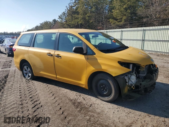 2016 Toyota Sienna L with VIN 5TDZK3DC5GS717508, listed as a Copart auction lot 42339125 with 166,936 mi miles and Salvage title. Bid and sale history available at DreamBid. Image 4.