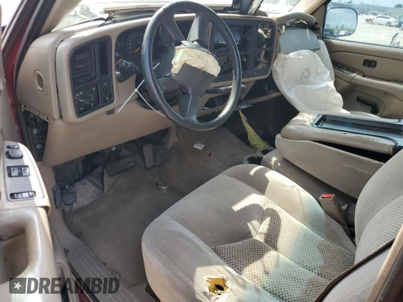 2004 Chevrolet Silverado 1500 LS with VIN 2GCEC19V141177507, listed as a Copart auction lot 55254955 with Not Provided miles and Salvage Title. Bid and sale history available at DreamBid. Image 8.