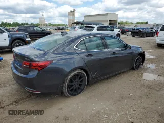 2015 Acura TLX Advance with VIN 19UUB2F71FA013663, listed as a Copart auction lot 58740755 with 102,031 mi miles and Salvage title. Bid and sale history available at DreamBid. Image 3.
