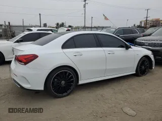2021 Mercedes-Benz A 220 with VIN W1K3G4EB8MJ256810, listed as a Copart auction lot 73183944 with 25,404 mi miles and Salvage Title. Bid and sale history available at DreamBid. Image 3.