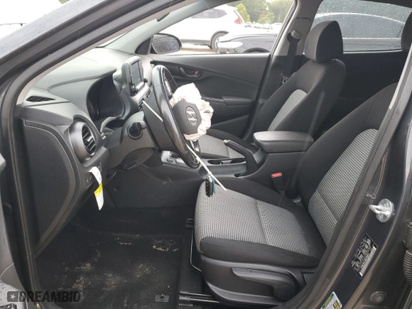 2021 Hyundai Kona SEL with VIN KM8K22AA3MU750671, listed as a Copart auction lot 69874054 with 30,024 mi miles and Salvage Title. Bid and sale history available at carsss.com. Image 7.
