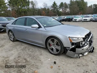 2016 Audi A8 L 4.0T Sport with VIN WAU43AFD3GN010931, listed as a Copart auction lot 81960634 with 131,841 mi miles and Salvage Title. Bid and sale history available at carsss.com. Image 4.